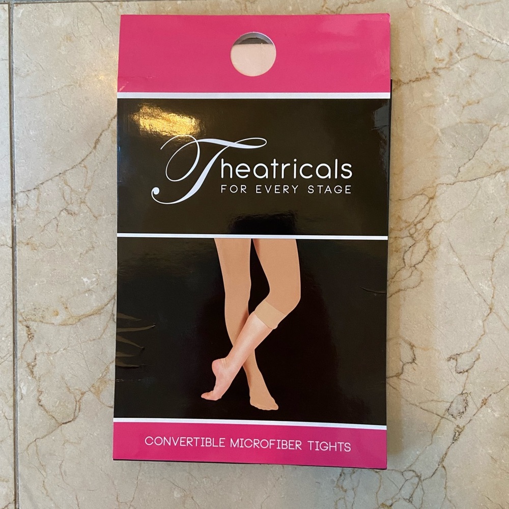 Theatricals Convertible Microfiber Pink Tights NEW